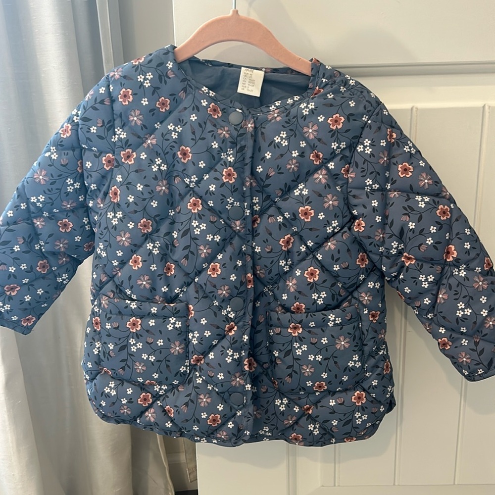 H&M floral puffer jacket